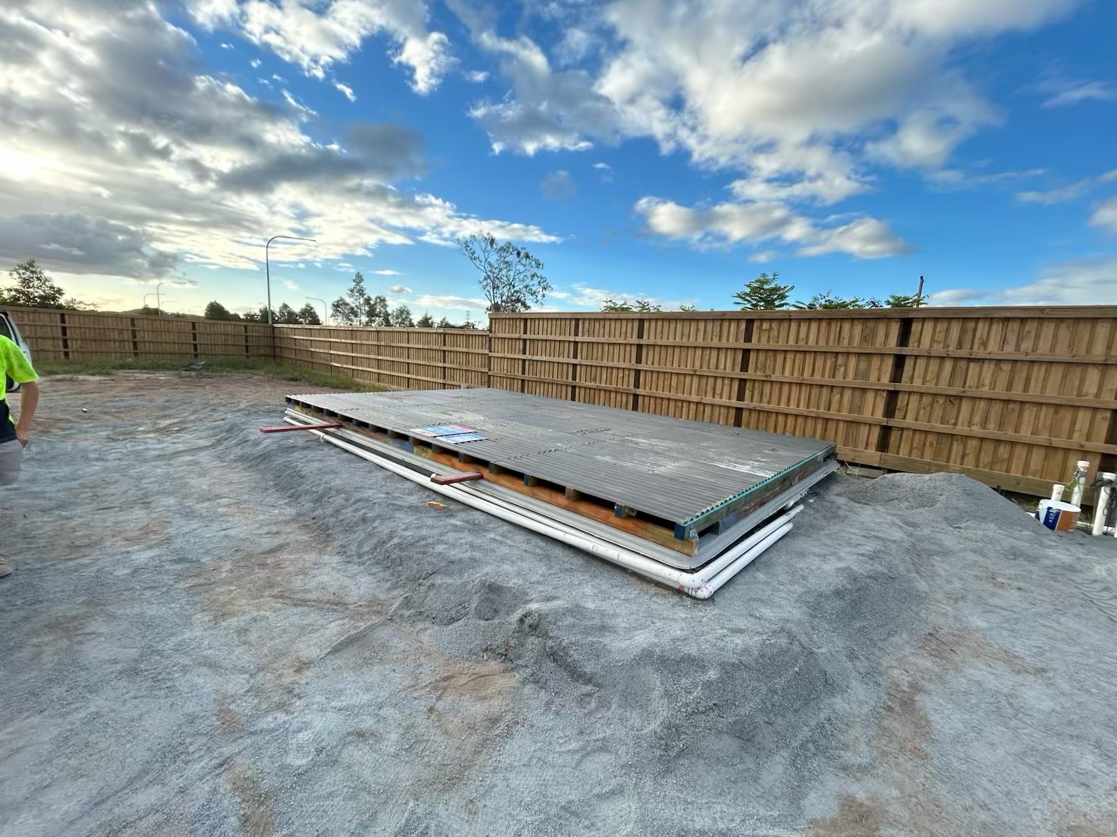 Pool Platform installation preparation