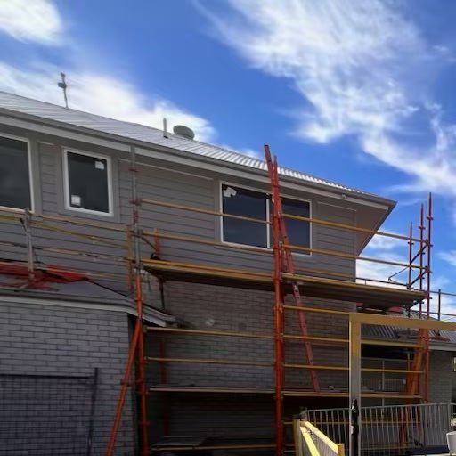 Completed residential exterior detail